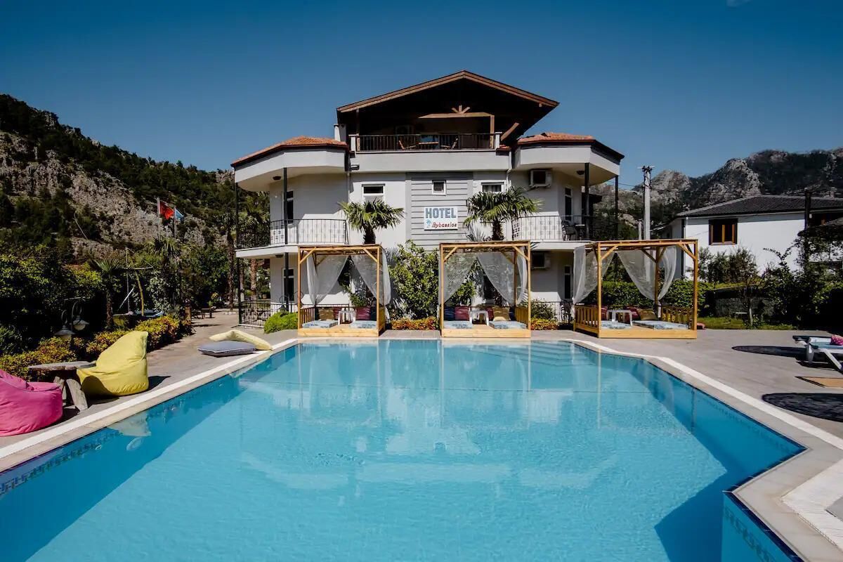 Fassade der Unterkunft