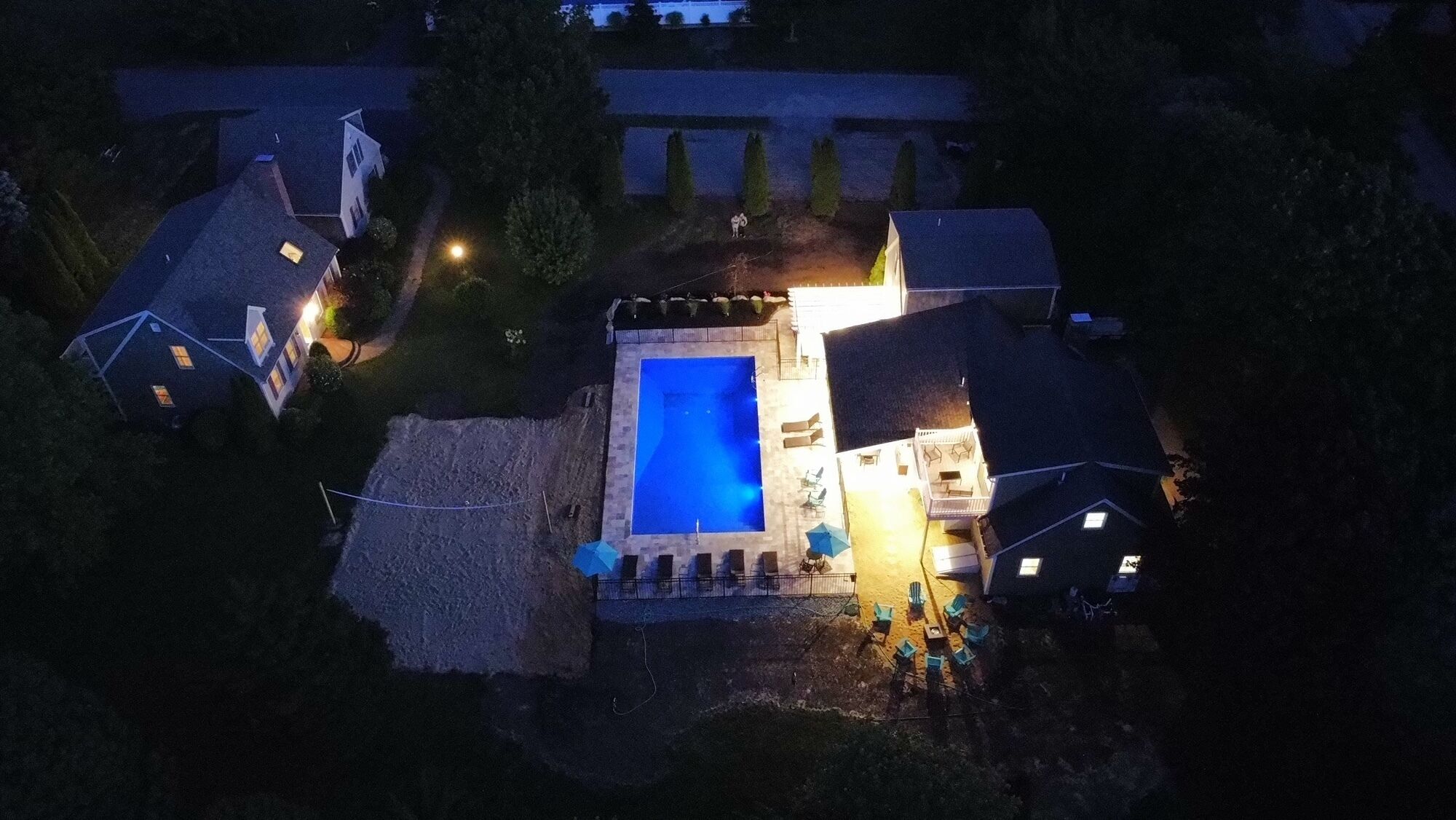 Two homes with a new pool. Experience the best of outdoor living on vacation!