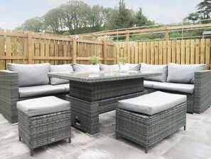 Terrace/patio - 3 bedroom accommodation in Sandhead, near Stranraer (Sandhead, near Stranraer)