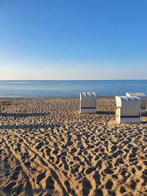 Vlak bij het strand