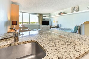 Desk, iron/ironing board, internet, bed sheets