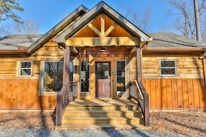 Exterior detail - Angler's Escape | Ellijay, GA (Ellijay)