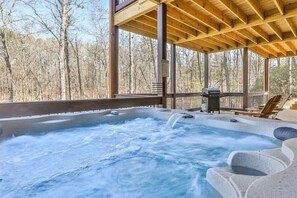 Baignoire à remous extérieure
