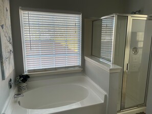 Combined shower/tub