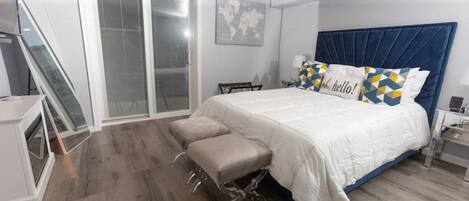 1 chambre, bureau, fer et planche à repasser, Wi-Fi gratuit