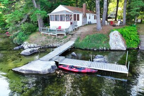 Exterior - Lakefront cabin with private dock, 2 kayaks & panoramic views (Raymond)