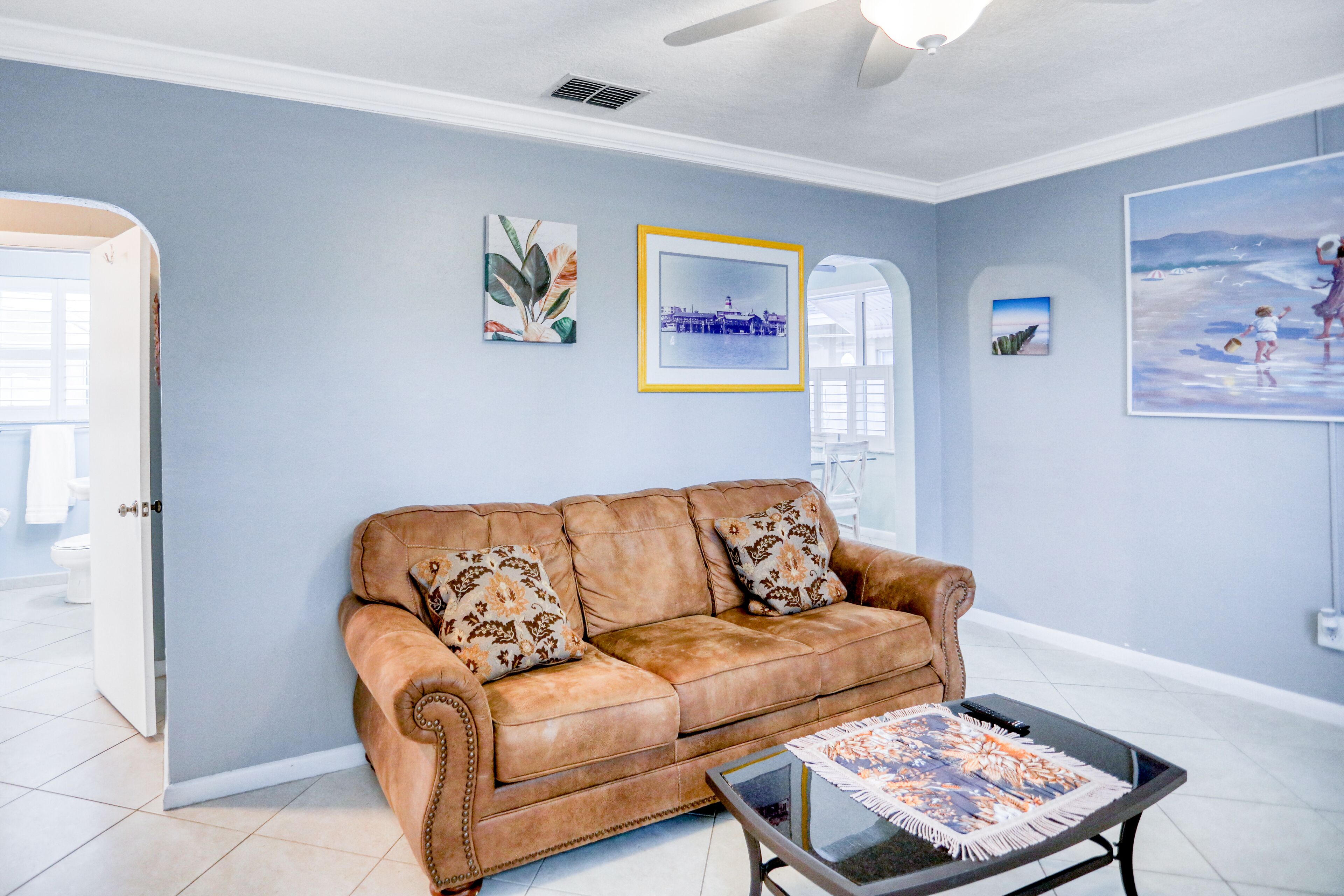 Waterfront Home with Saltwater Pool - Walk to Beach, Snowbird-Friendly