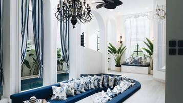 Villa, 3 Bedrooms | Living area | 42-inch LED TV with digital channels, TV, Netflix