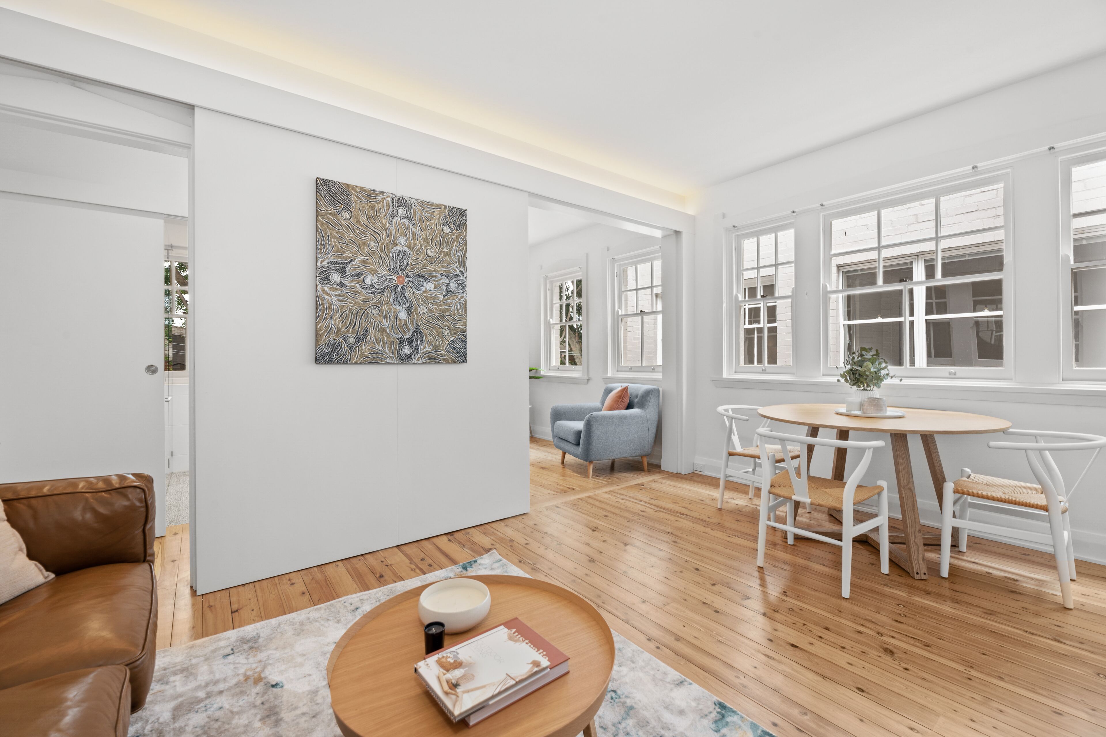 One Bedroom Apartment | Living area | 49-inch TV with digital channels