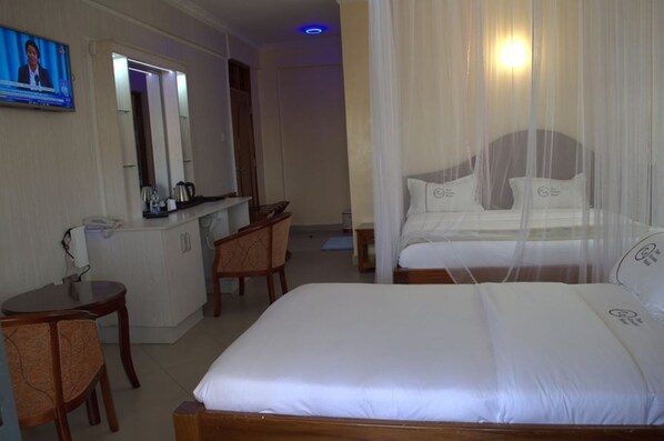 Executive Room | Soundproofing, bed sheets - Two Oceans Hotel-Voi (Voi)