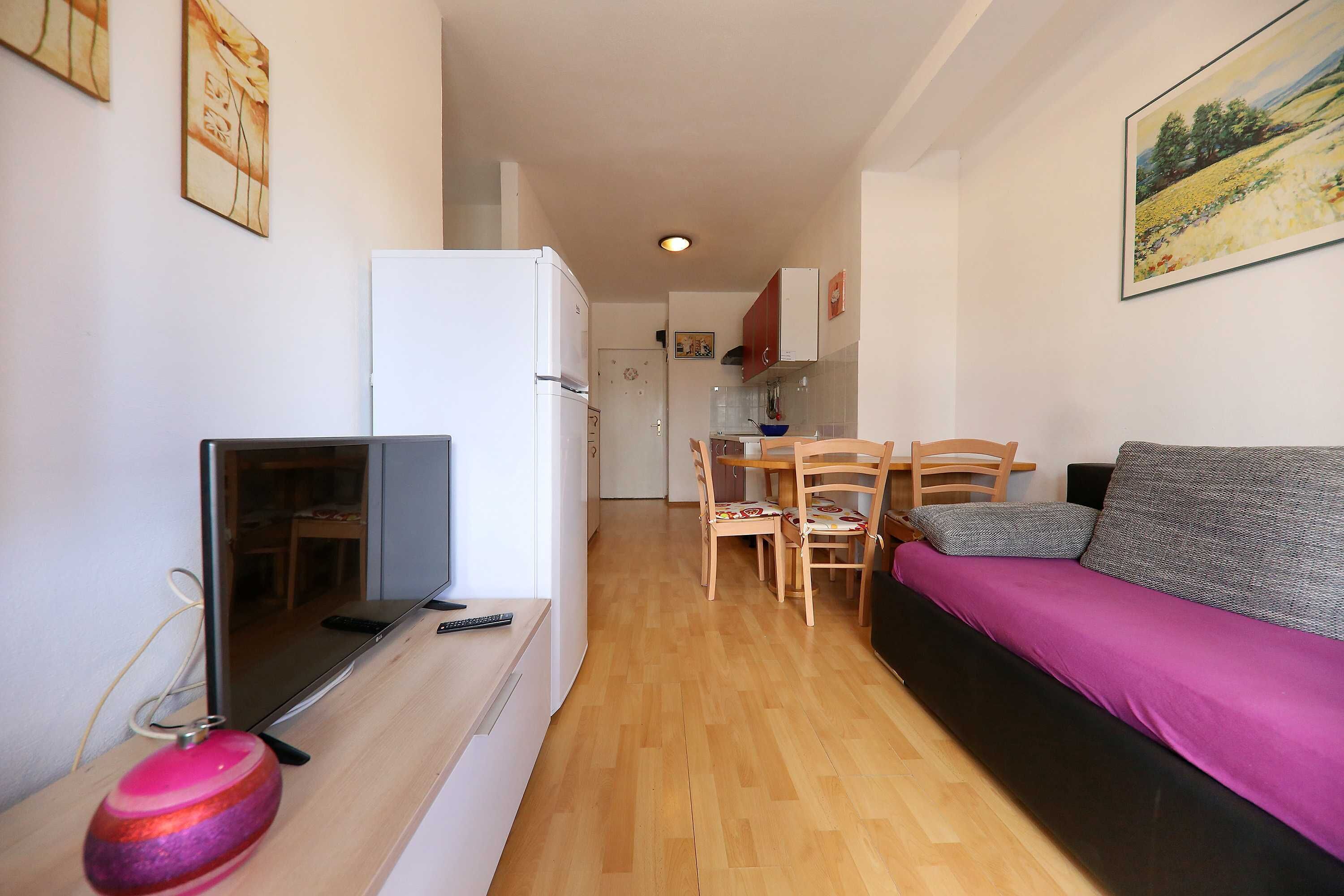 Apartment (Two Bedroom Apartment with Balcony an) | Living room | 25-inch flat-screen TV with cable channels, TV