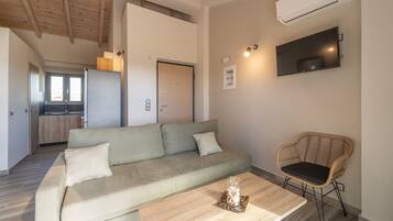 Junior Suite, 1 Bedroom, Sea View | 2 bedrooms, in-room safe, individually decorated, individually furnished