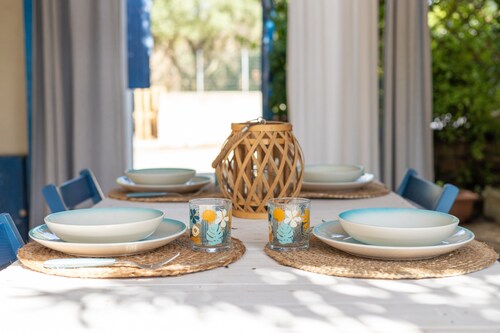 Ferienhaus „Villa Lucia 240 m vom Meer“ mit Parkplätzen