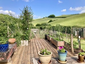 Property grounds - Spacious Rural Cottage with Amazing Views, Nr Exeter (Ide)