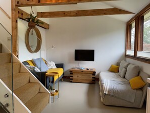 Smart TV, table football, books