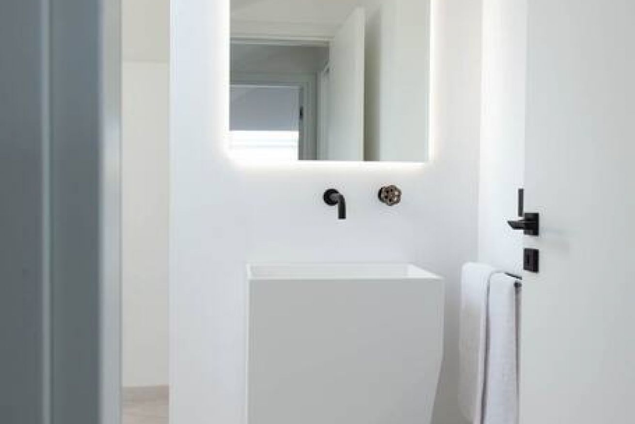 Dusche, Haartrockner, Bidet, Handtücher