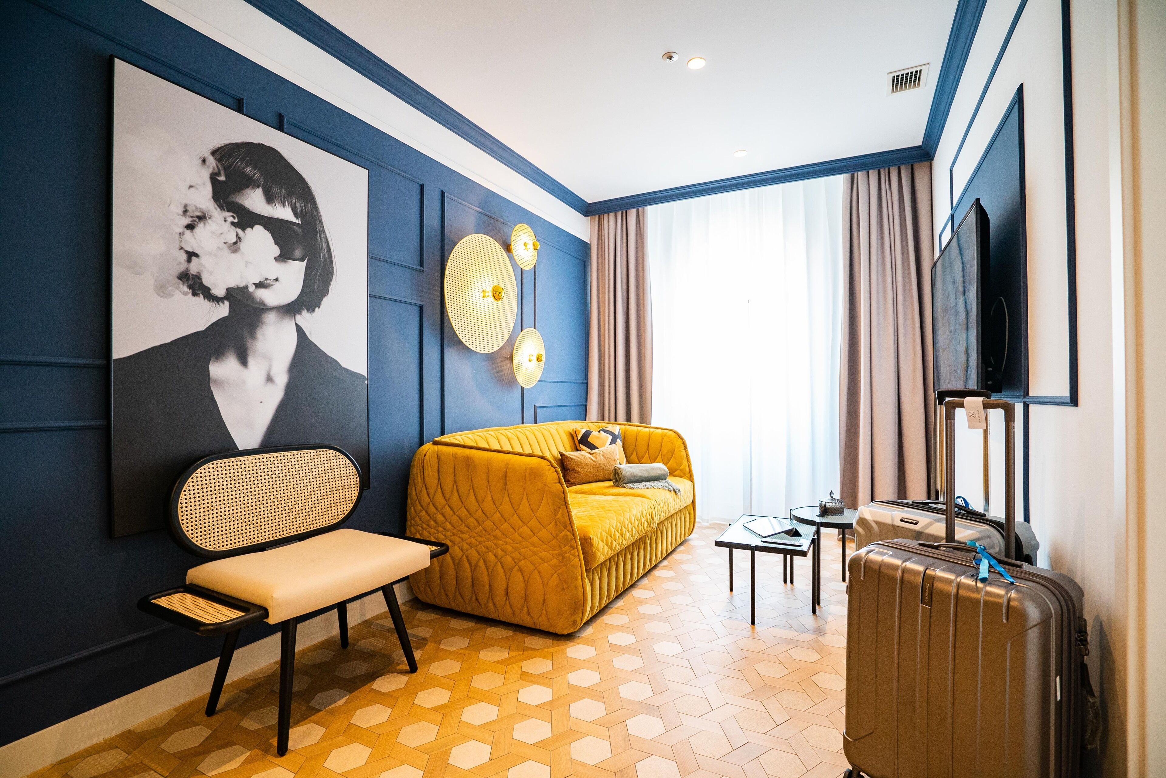 apartment, 2 bedrooms (6 people) | living area | 45-inch flat-screen tv with digital channels, tv