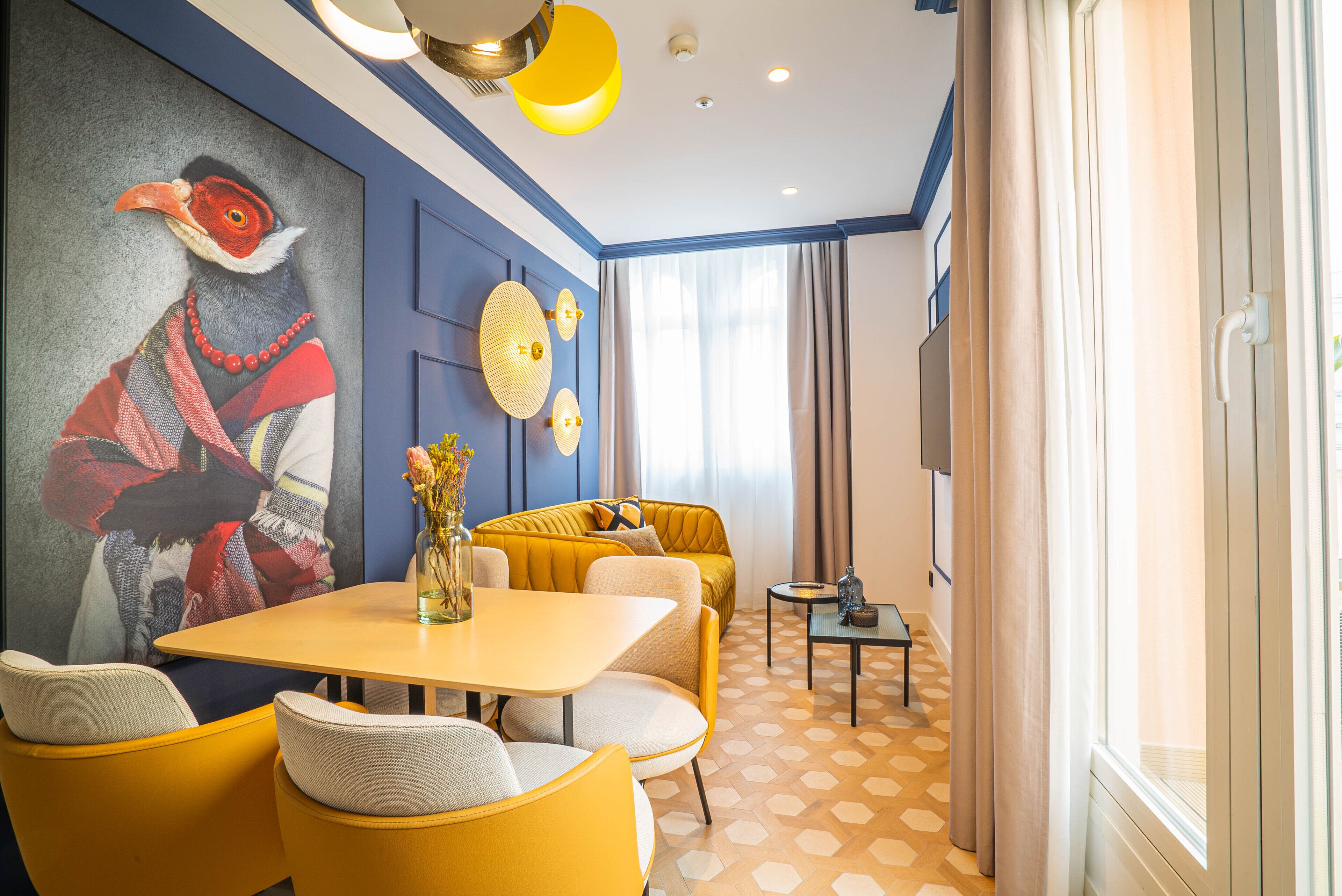 suite collection 1 bedroom (4 people) | living area | 45-inch flat-screen tv with digital channels, tv