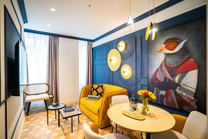 Living area - SmartRental Collection Gran Vía Capital (Madrid)