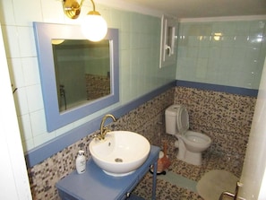 Appartamento | Bagno | Doccia, asciugacapelli, asciugamani