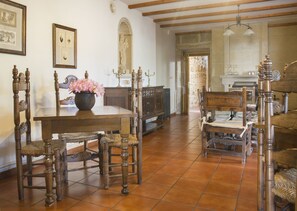 Dining - Large villa with pool near Santiago (Ames)