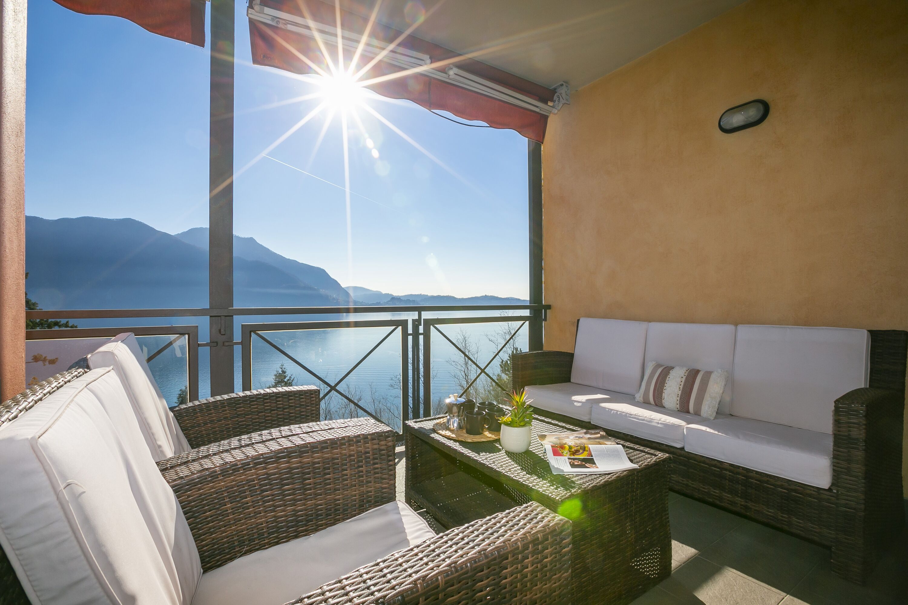 Standard-Apartment, Mehrere Schlafzimmer, Bergseite (Panorama Fantastico Apt Pool & Beach) | Balkon