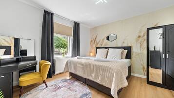 1 bedroom, iron/ironing board, travel crib, free WiFi