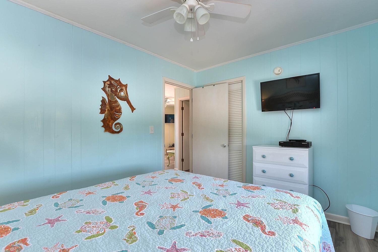 second row, across from beach access, saltwater pool