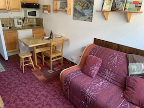 TV, DVD player, books - Cozy studio for 2 people (Chamonix-Mont-Blanc)