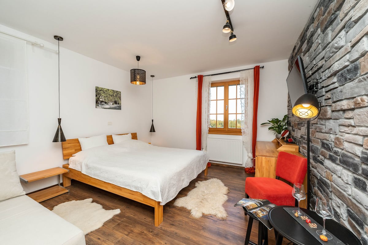 Comfort-Dreibettzimmer, Bergseite