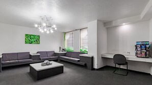 Sitteområde i lobbyen