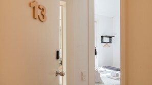 Hair dryer, towels