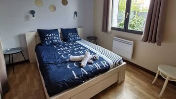 3 slaapkamers, een strijkplank/strijkijzer