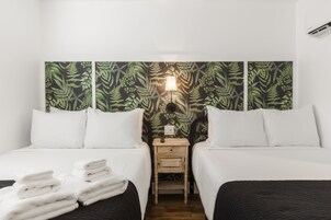 Room, 2 Double Beds | Egyptian cotton sheets, premium bedding, memory foam beds