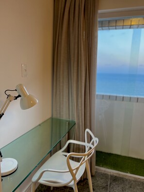 Panoramic Penthouse | Desk, laptop workspace, free WiFi, bed sheets - Cobertura vista mar com deck privativo (Fortaleza)