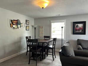 Dining - Modern yet comfortable. Perfect to relax, and as a base from which to explore.  (Coeur d'Alene)
