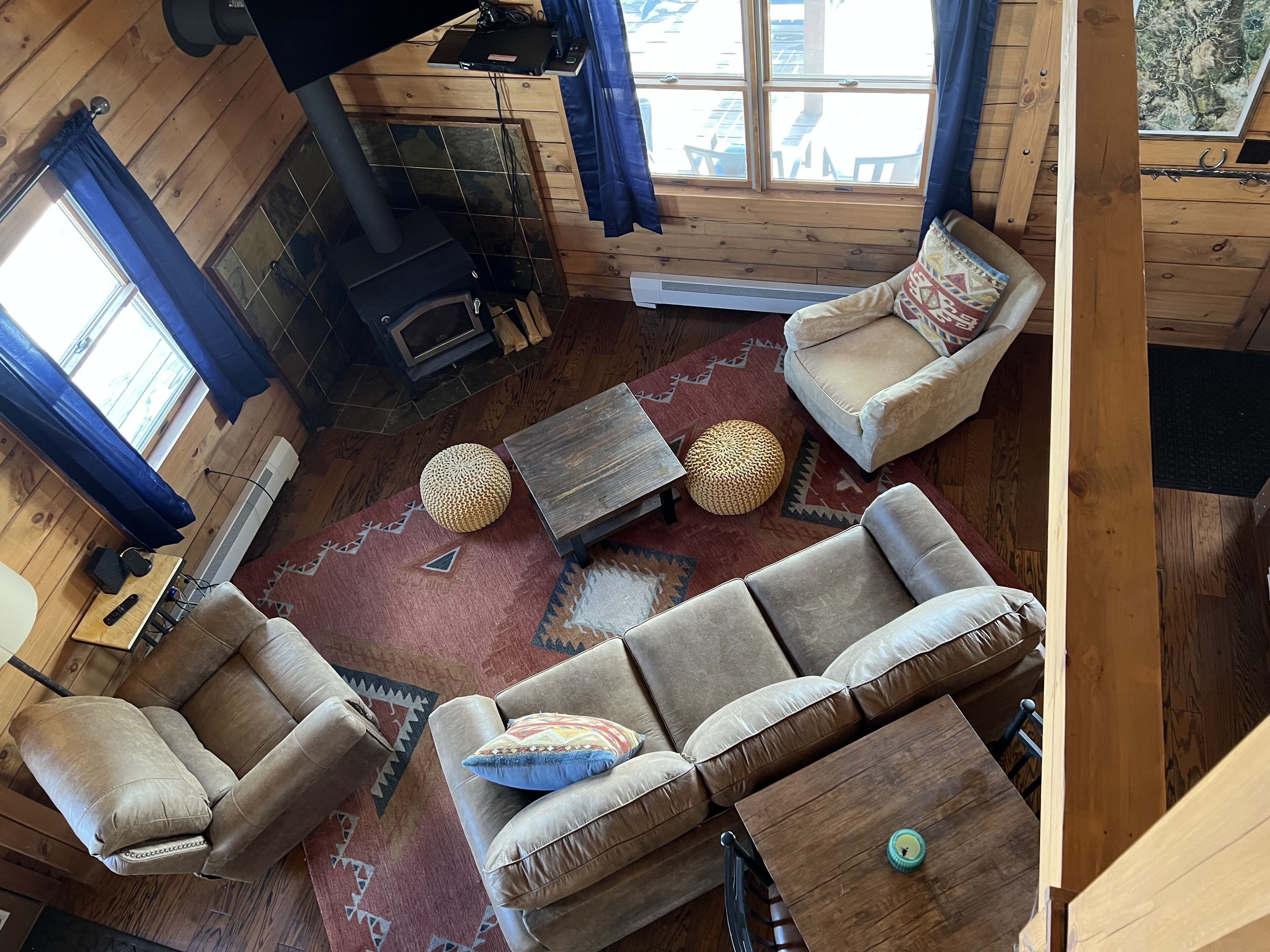 Log Cabin at the Flattops National Forest on a 1600 acre ranch 