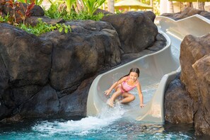 Outdoor pool, a heated pool - Hyatt Residence Club, Ka'anapali Beach, ocean front, 2 bed 2 bath, Ocean View (Lahaina)