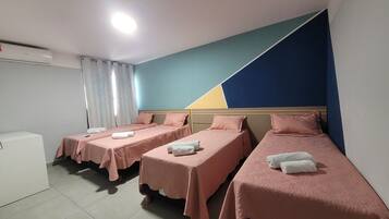 Quadruple Room | Minibar, individually decorated, desk, laptop workspace