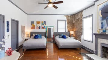 2 habitaciones, escritorio, wifi gratis y ropa de cama