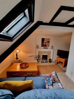 Living area - COZY STUNNNG TOWN CENTRE APARTMENT (ceredigion)