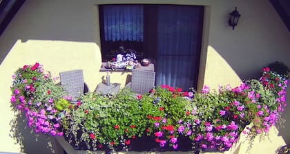 Mone's vacation apartment Klötze with air conditioning, terrace and balcony