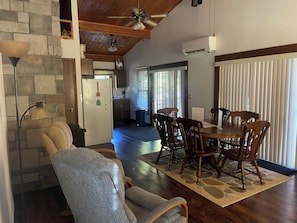Dining - Poskin Lake Getaway Cabin Lakefront access and beautiful sunrise (Almena)