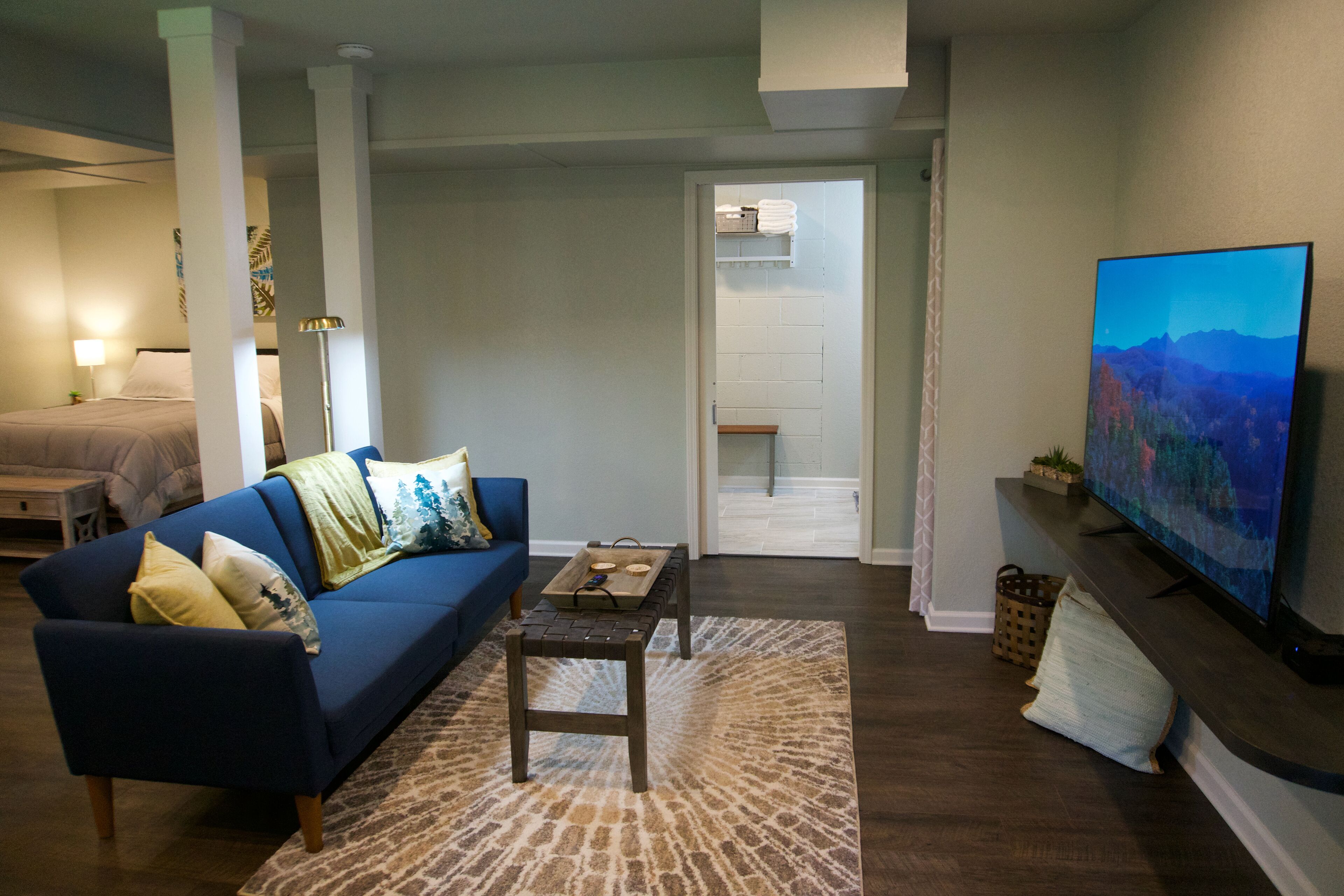 Quiet basement studio apartment in a rural setting