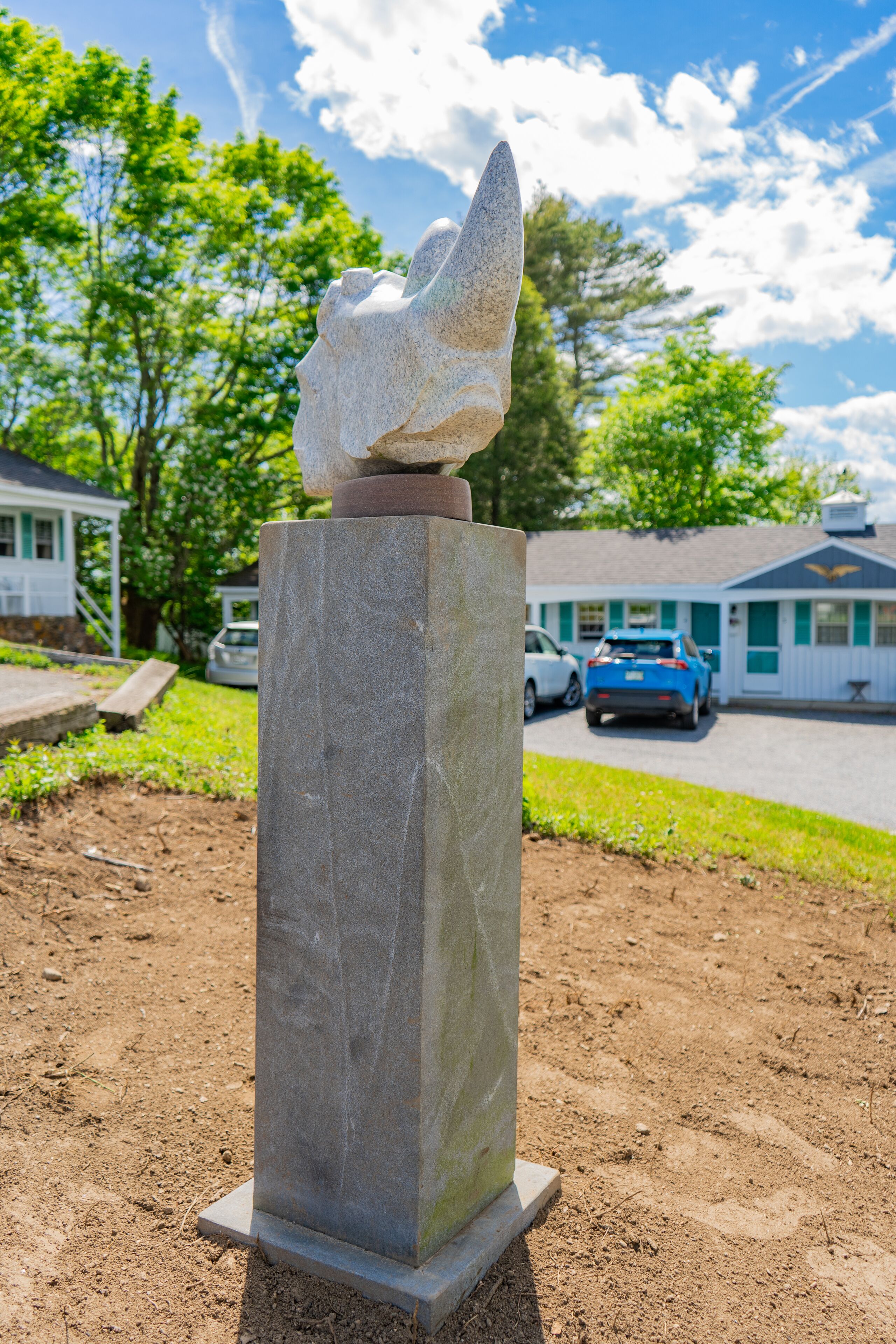 Overnatningsstedets facade