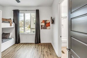 4 bedrooms, iron/ironing board, travel crib, WiFi