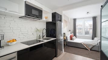 Maison Saint-Denis #3 | Bếp riêng | Tủ lạnh, lò vi sóng, lò nướng, bếp nấu
