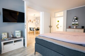 1 bedroom, iron/ironing board, free WiFi, bed sheets