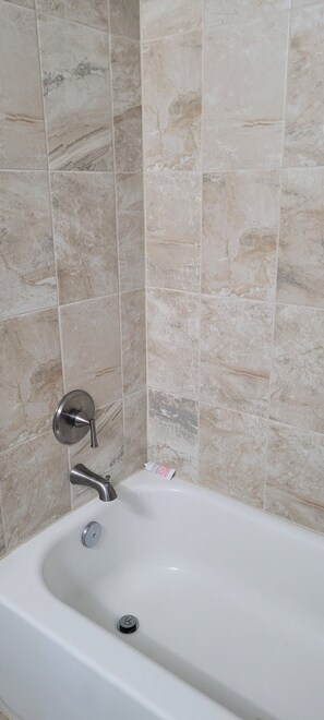 Combined shower/bathtub, bidet