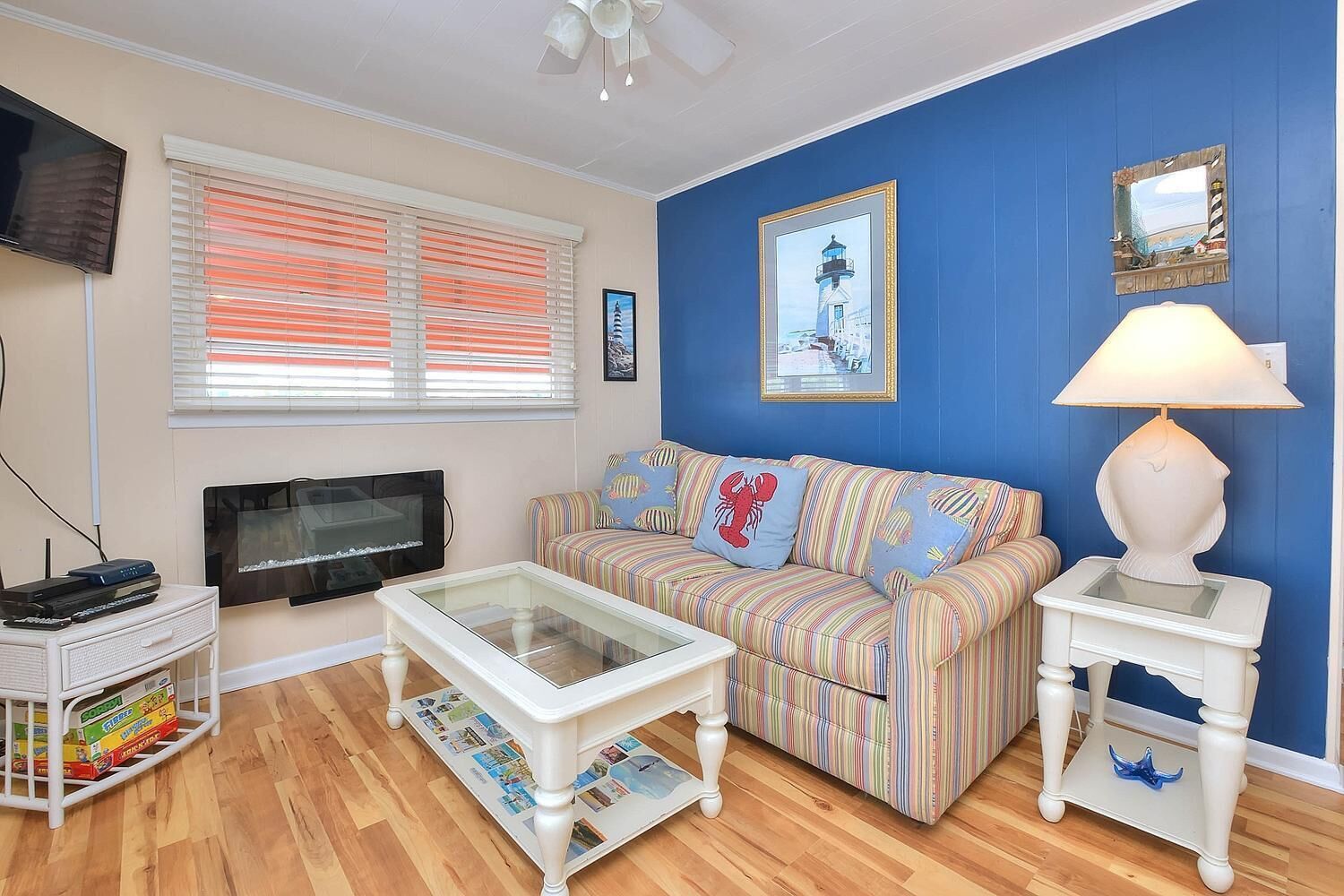 second row, apartment, with saltwater pool